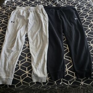 Under Armour and NIKE Club Fleece Joggers With Pockets